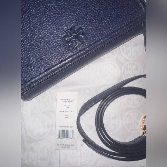 Tory Burch Crossbody Bag - Navy blue and Gold - Picture 6 of 7